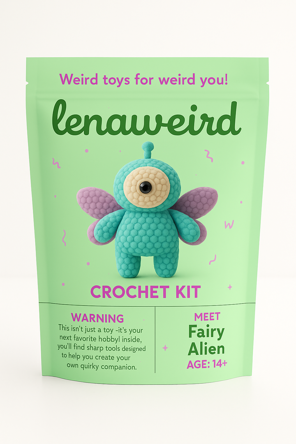 Fairy alien crochet kit