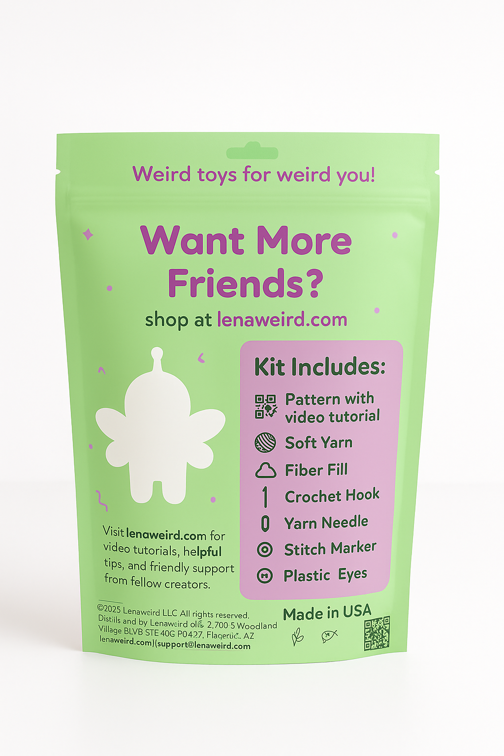 Fairy alien crochet kit